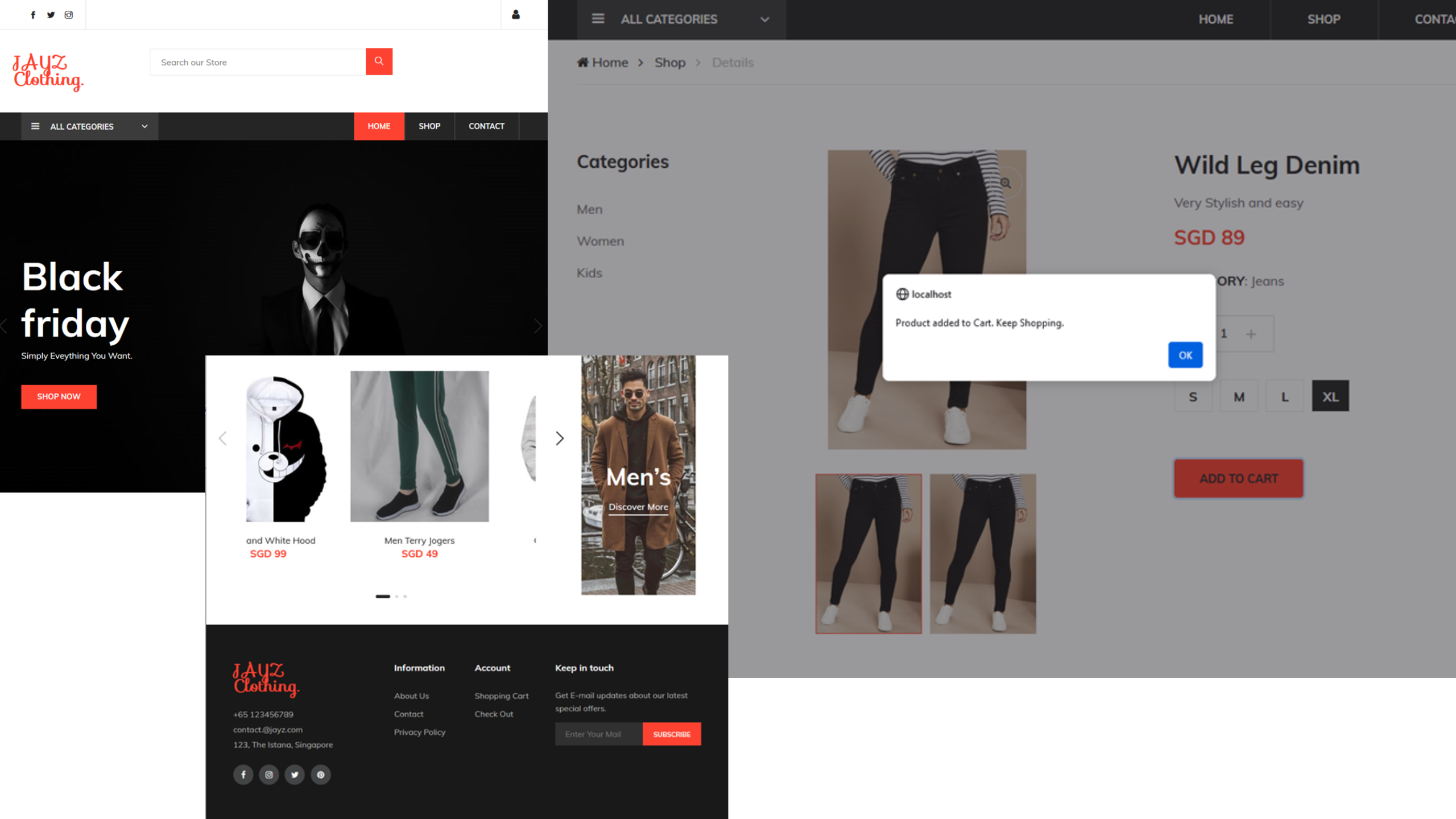 Clothing Website