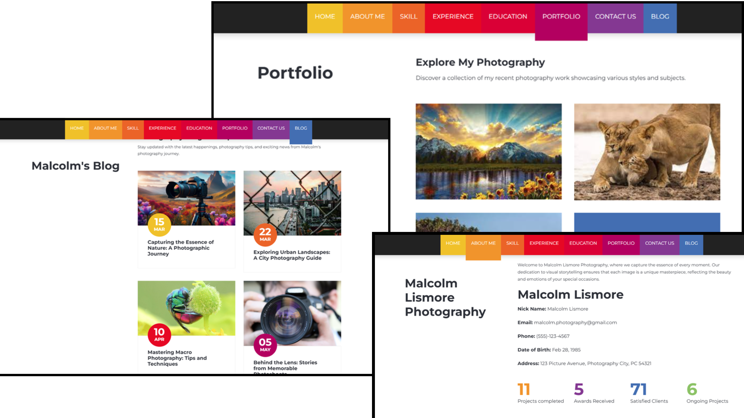 Photography Website